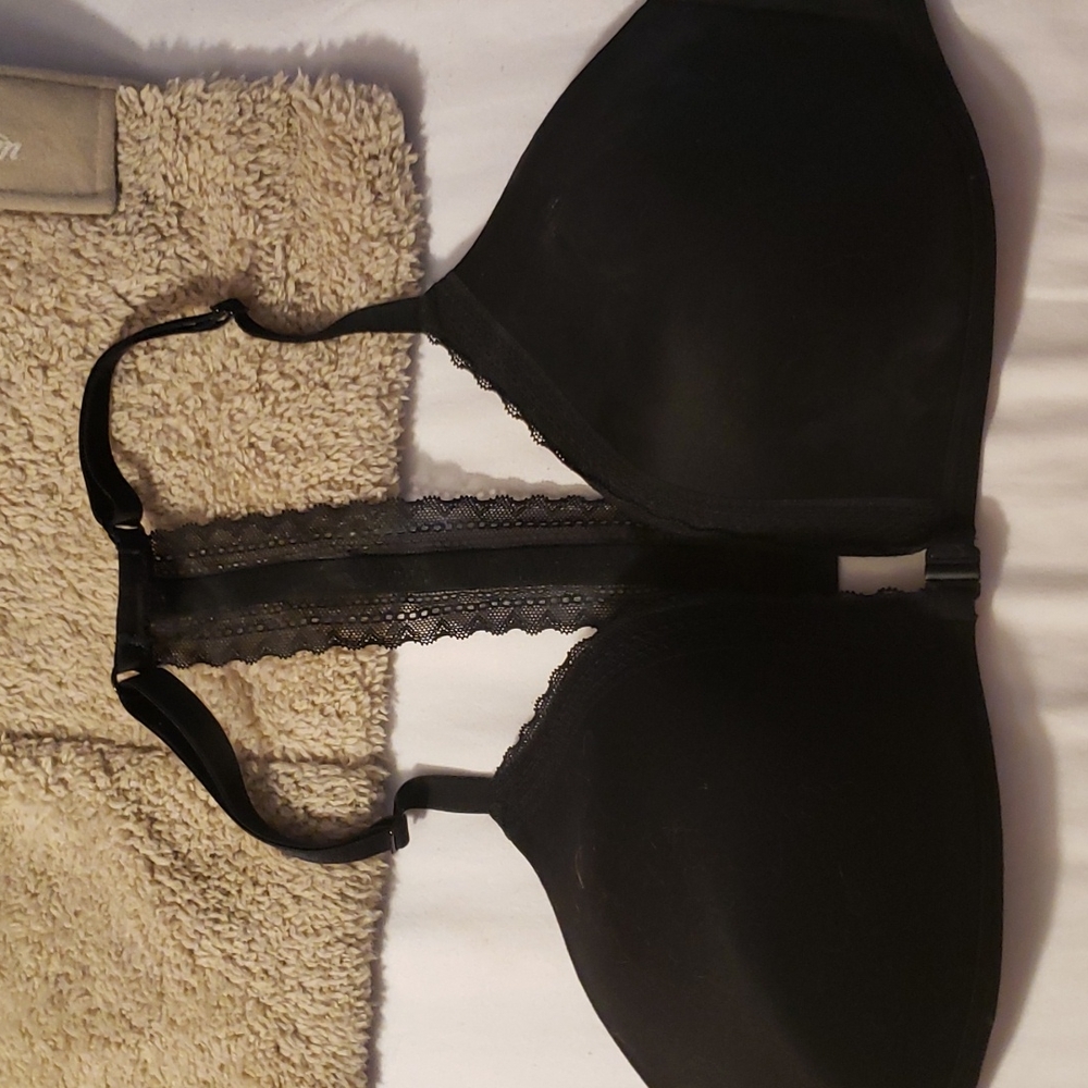 Xhilaration wireless racerback bra black 38C